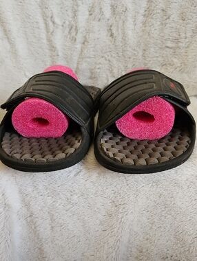 Black Slide Sandals